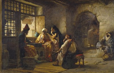 Un juego interesante de Frederick Arthur Bridgman